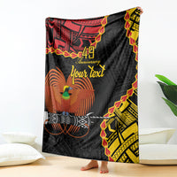 Personalised Papua New Guinea 49th Anniversary Blanket Hapi De bilong Indipendens Papua Niugini LT9 - Polynesian Pride