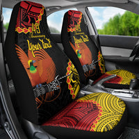 Personalised Papua New Guinea 49th Anniversary Car Seat Cover Hapi De bilong Indipendens Papua Niugini