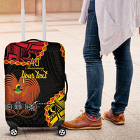 Personalised Papua New Guinea 49th Anniversary Luggage Cover Hapi De bilong Indipendens Papua Niugini