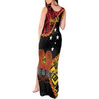 Personalised Papua New Guinea 49th Anniversary Tank Maxi Dress Hapi De bilong Indipendens Papua Niugini LT9 - Polynesian Pride