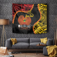 Personalised Papua New Guinea 49th Anniversary Tapestry Hapi De bilong Indipendens Papua Niugini LT9 - Polynesian Pride
