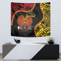 Personalised Papua New Guinea 49th Anniversary Tapestry Hapi De bilong Indipendens Papua Niugini LT9 - Polynesian Pride
