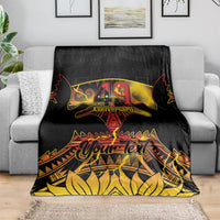 Personalised Papua New Guinea 49th Anniversary Blanket Bird of Paradise Unity In Diversity LT9 - Polynesian Pride