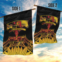 Personalised Papua New Guinea 49th Anniversary Garden Flag Bird of Paradise Unity In Diversity LT9 - Polynesian Pride