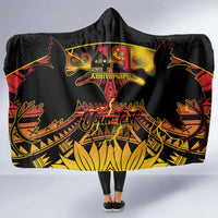 Personalised Papua New Guinea 49th Anniversary Hooded Blanket Bird of Paradise Unity In Diversity LT9 - Polynesian Pride