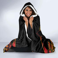 Personalised Papua New Guinea 49th Anniversary Hooded Blanket Bird of Paradise Unity In Diversity LT9 - Polynesian Pride