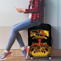 Personalised Papua New Guinea 49th Anniversary Luggage Cover Bird of Paradise Unity In Diversity