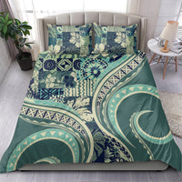 Hawaiian Hibiscus Tribal Vintage Motif Bedding Set Ver 1 LT9 - Polynesian Pride