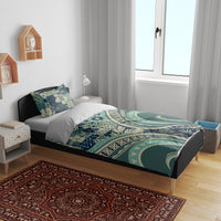 Hawaiian Hibiscus Tribal Vintage Motif Bedding Set Ver 1 LT9 - Polynesian Pride
