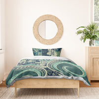 Hawaiian Hibiscus Tribal Vintage Motif Bedding Set Ver 1 LT9 - Polynesian Pride