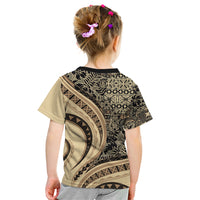 Hawaiian Hibiscus Tribal Vintage Motif Kid T Shirt Ver 2 LT9 - Polynesian Pride