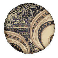 Hawaiian Hibiscus Tribal Vintage Motif Spare Tire Cover Ver 2 LT9 - Polynesian Pride