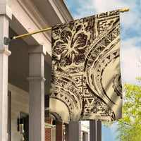 Hawaiian Hibiscus Tribal Vintage Motif Garden Flag Ver 3 LT9 House Flag Beige - Polynesian Pride