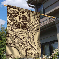 Hawaiian Hibiscus Tribal Vintage Motif Garden Flag Ver 3 LT9 - Polynesian Pride