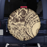 Hawaiian Hibiscus Tribal Vintage Motif Spare Tire Cover Ver 3 LT9 - Polynesian Pride