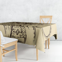 Hawaiian Hibiscus Tribal Vintage Motif Tablecloth Ver 3 LT9 - Polynesian Pride