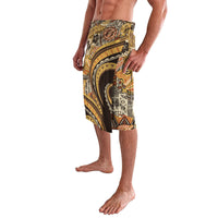 Hawaiian Hibiscus Tribal Vintage Motif Lavalava Ver 4 LT9 - Polynesian Pride