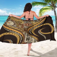 Hawaiian Hibiscus Tribal Vintage Motif Sarong Ver 4