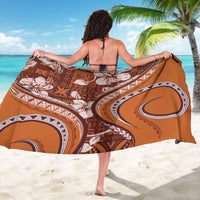 Hawaiian Hibiscus Tribal Vintage Motif Sarong Ver 5