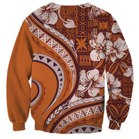 Hawaiian Hibiscus Tribal Vintage Motif Sweatshirt Ver 5 LT9 - Polynesian Pride