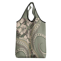 Hawaiian Hibiscus Tribal Vintage Motif Grocery Bag Ver 6 LT9 - Polynesian Pride