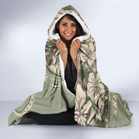 Hawaiian Hibiscus Tribal Vintage Motif Hooded Blanket Ver 6 LT9 - Polynesian Pride