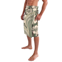 Hawaiian Hibiscus Tribal Vintage Motif Lavalava Ver 6 LT9 - Polynesian Pride