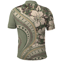 Hawaiian Hibiscus Tribal Vintage Motif Polo Shirt Ver 6