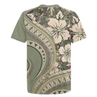 Hawaiian Hibiscus Tribal Vintage Motif Rugby Jersey Ver 6 LT9 - Polynesian Pride