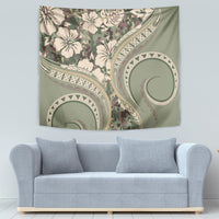 Hawaiian Hibiscus Tribal Vintage Motif Tapestry Ver 6 LT9 - Polynesian Pride