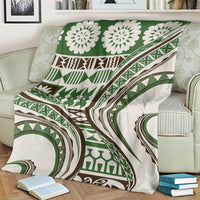 Hawaiian Hibiscus Tribal Vintage Motif Blanket Ver 7 LT9 - Polynesian Pride