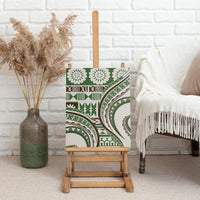 Hawaiian Hibiscus Tribal Vintage Motif Canvas Wall Art Ver 7 LT9 - Polynesian Pride