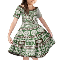 Hawaiian Hibiscus Tribal Vintage Motif Family Matching Tank Maxi Dress and Hawaiian Shirt Ver 7