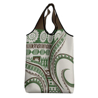 Hawaiian Hibiscus Tribal Vintage Motif Grocery Bag Ver 7 LT9 - Polynesian Pride