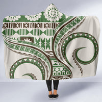 Hawaiian Hibiscus Tribal Vintage Motif Hooded Blanket Ver 7 LT9 - Polynesian Pride