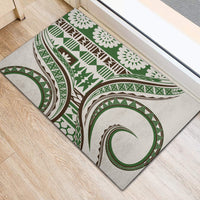Hawaiian Hibiscus Tribal Vintage Motif Rubber Doormat Ver 7 LT9 - Polynesian Pride