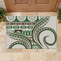 Hawaiian Hibiscus Tribal Vintage Motif Rubber Doormat Ver 7 LT9 - Polynesian Pride