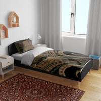 Hawaiian Hibiscus Tribal Vintage Motif Bedding Set Ver 8 LT9 - Polynesian Pride