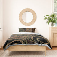 Hawaiian Hibiscus Tribal Vintage Motif Bedding Set Ver 8 LT9 - Polynesian Pride