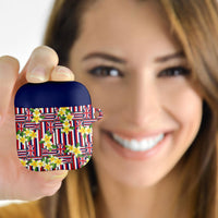Hawaii Plumeria Lei AirPods Case Hawaiian Flag Motif