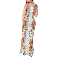 Hawaii Tropical Twist Lei Tank Maxi Dress Hawaiian Flag Motif LT9 - Polynesian Pride