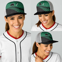 Australia New Zealand Rugby Baseball Net Cap Green Aboriginal Wallabies and Maori Black Fern LT9 - Polynesian Pride