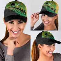 Australia New Zealand Rugby Classic Cap Gradient Aboriginal Wallabies and Maori Black Fern LT9 - Polynesian Pride