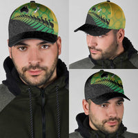 Australia New Zealand Rugby Classic Cap Gradient Aboriginal Wallabies and Maori Black Fern LT9 - Polynesian Pride