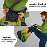 Australia New Zealand Rugby Grocery Bag Gradient Aboriginal Wallabies and Maori Black Fern - Polynesian Pride