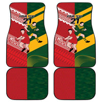 Australia-Tonga Rugby Pacific Custom Car Mats The Kangaroos and Mate Ma'a Tonga LT9 - Polynesian Pride