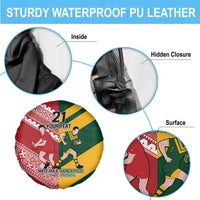 Australia-Tonga Rugby Pacific Custom Spare Tire Cover The Kangaroos and Mate Ma'a Tonga LT9 - Polynesian Pride