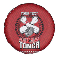 Tonga Rugby XIII Custom Spare Tire Cover Mate Ma'a Tonga with Ngatu Pattern LT9 - Polynesian Pride