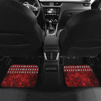 Custom Tonga 676 Haamonga a Maui Car Mats Tongan Sipi Tau Unique Dance LT9 Set 2pcs - Back Red - Polynesian Pride