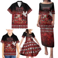 Custom Tonga 676 Haʻamonga ʻa Maui Family Matching Puletasi and Hawaiian Shirt Tongan Sipi Tau Unique Dance